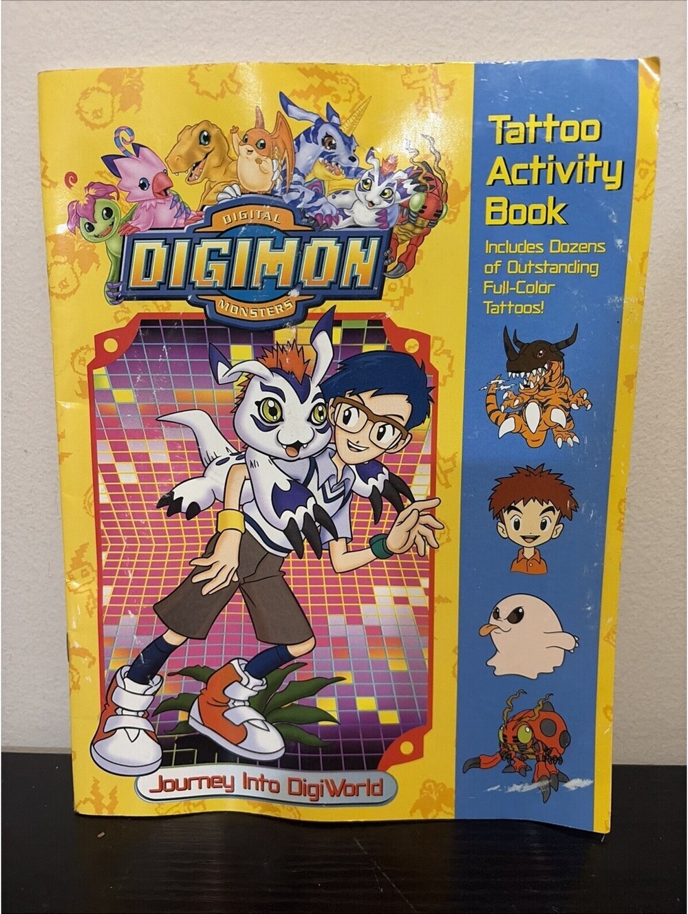 Digimon: Journey Into DigiWorld Tattoo Activity Book